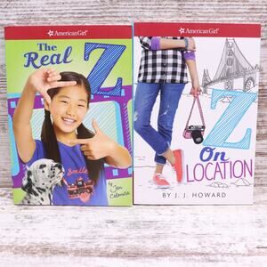 American Girl Z Yang Book Lot The Real Z and Z on Location NEW